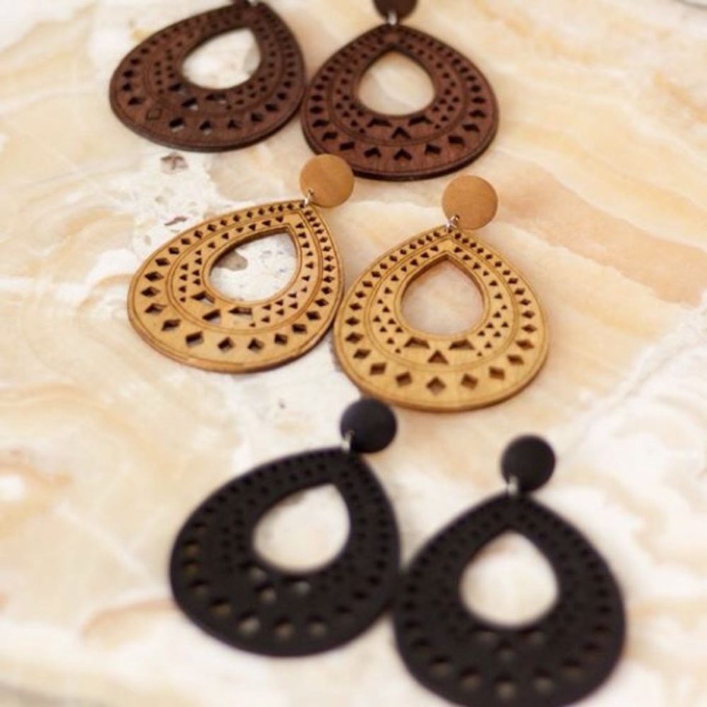 Wood Earrings